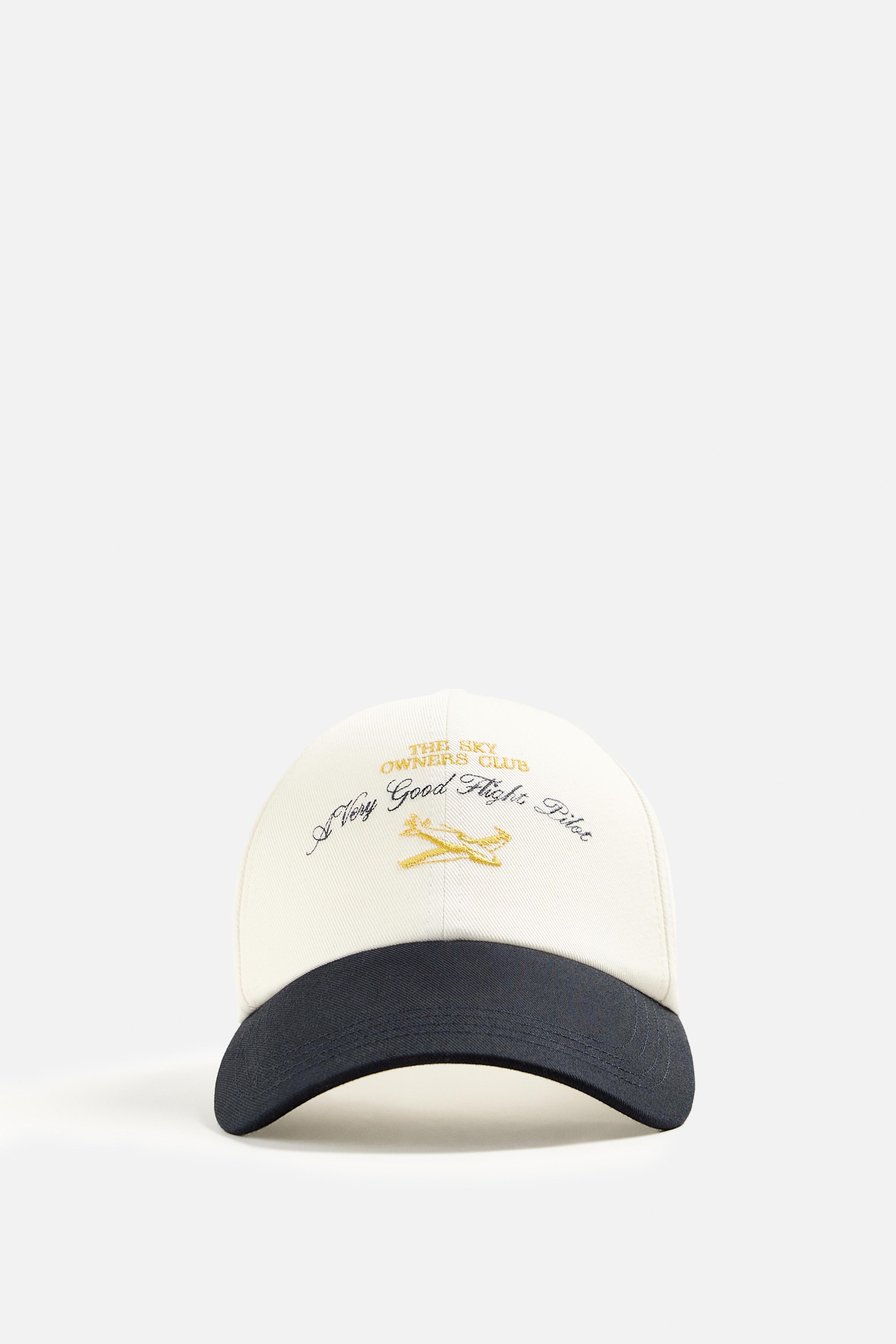 CONTRAST EMBROIDERED CAP Product Image