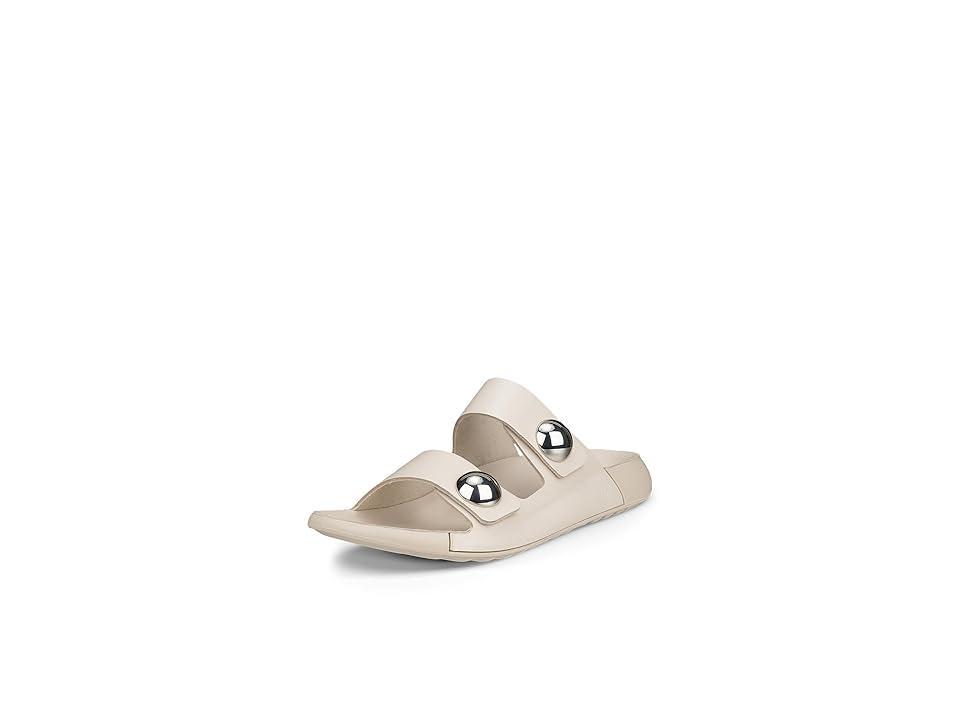 ECCO Cozmo 2 Band Button (Limestone) Women's Sandals Product Image