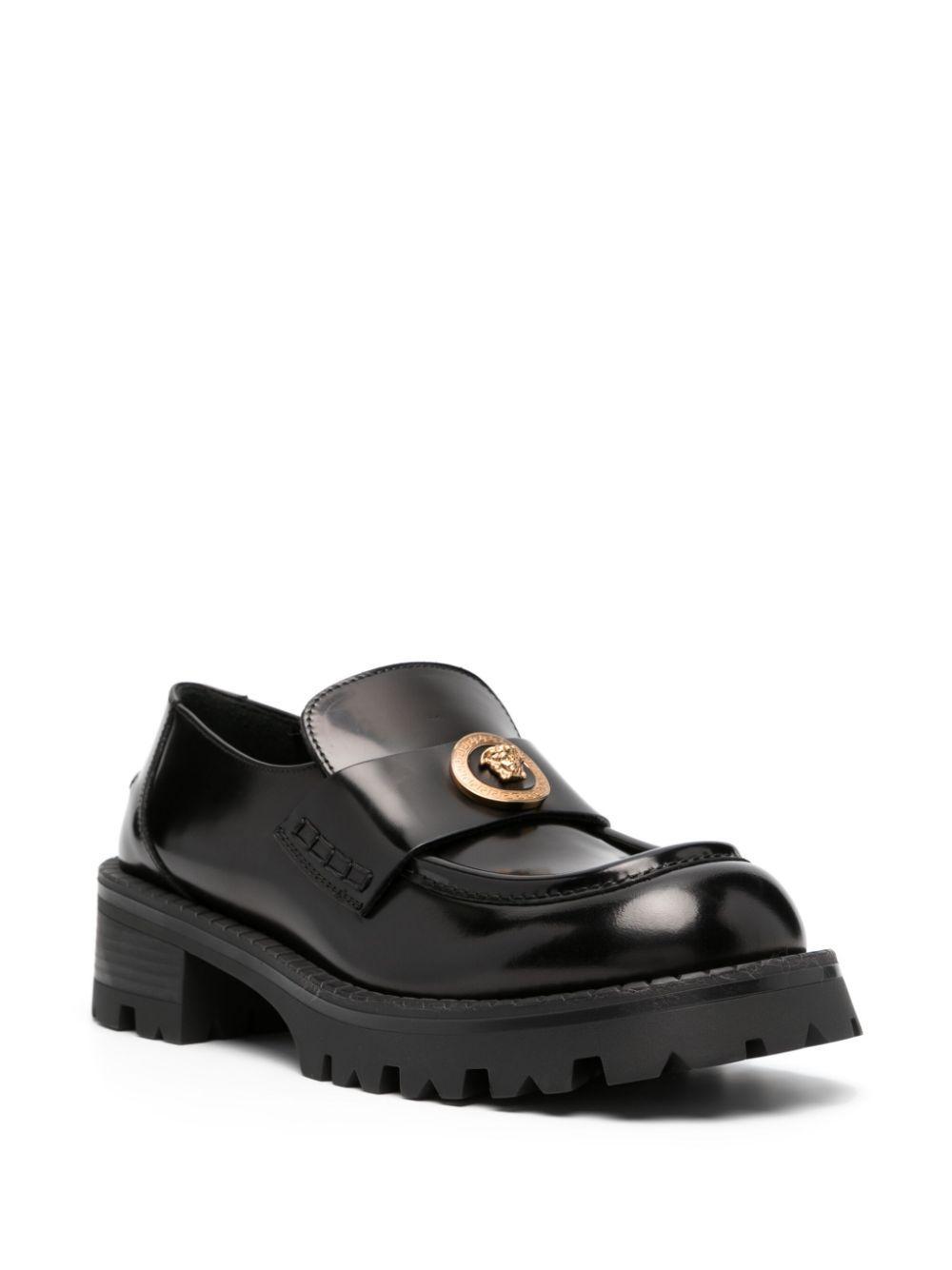 Alia 50mm patent-leather loafers Product Image