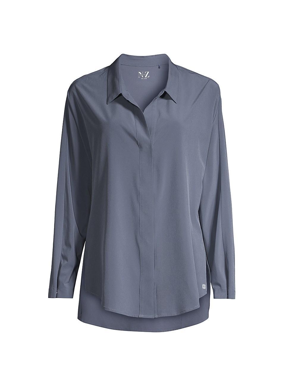 Womens Plus Size Tech Stretch Snap-Front Shirt Product Image