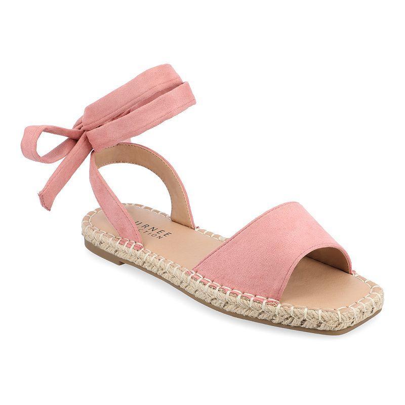 Journee Collection Emelie Womens Espadrille Sandals Orange Product Image