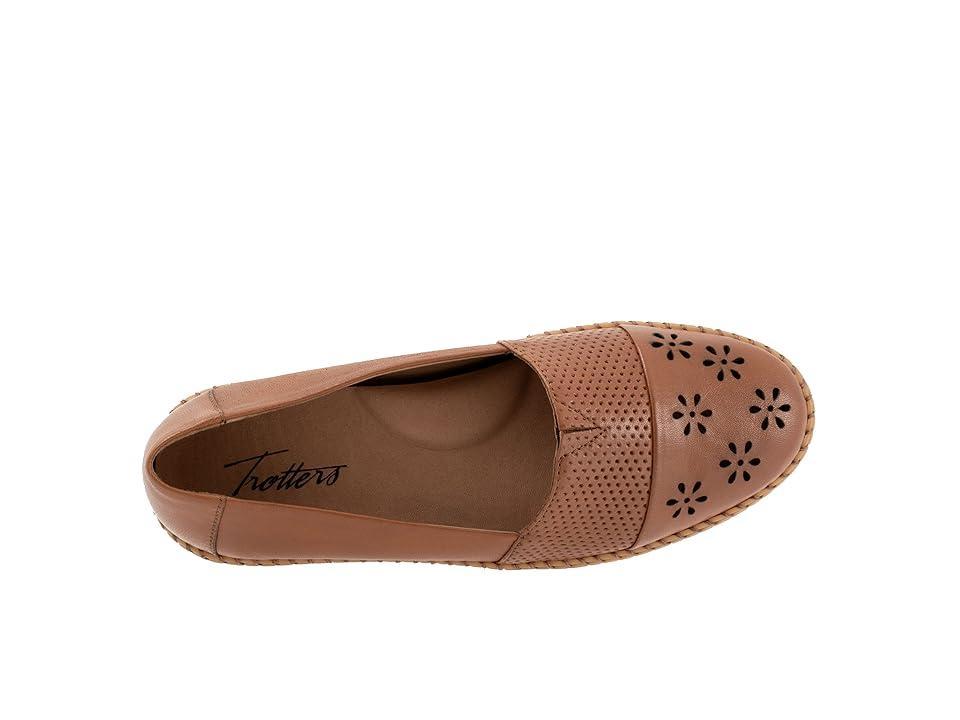 Trotters Ruby Perf (Luggage) Women's Flat Shoes Product Image