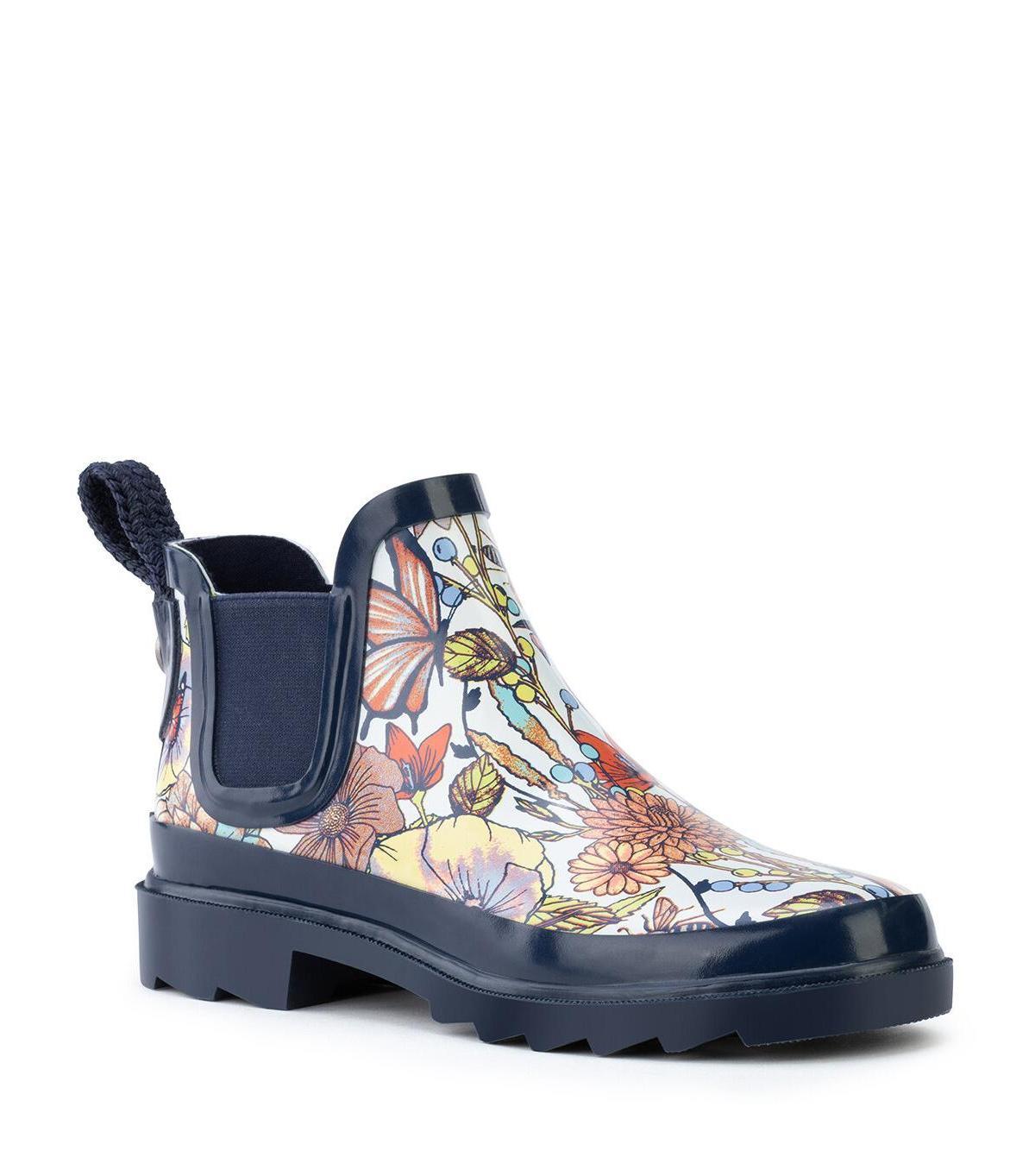 Sakroots Rhyme Printed Waterproof Chelsea Rain Booties Product Image