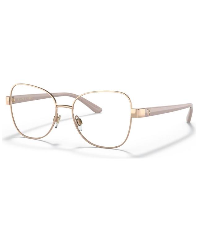 Ralph Lauren Womens Irregular Eyeglasses, RL5114 52 - Shiny Rose Gold-Tone Product Image