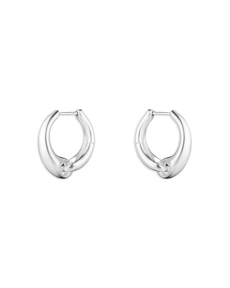 Georg Jensen Sterling Silver Reflect Hoop Earrings Product Image