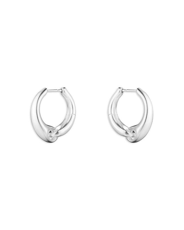 Georg Jensen Sterling Silver Reflect Hoop Earrings Product Image