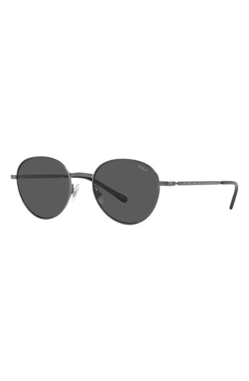 POLO RALPH LAUREN 51mm Round Sunglasses In Grey Product Image