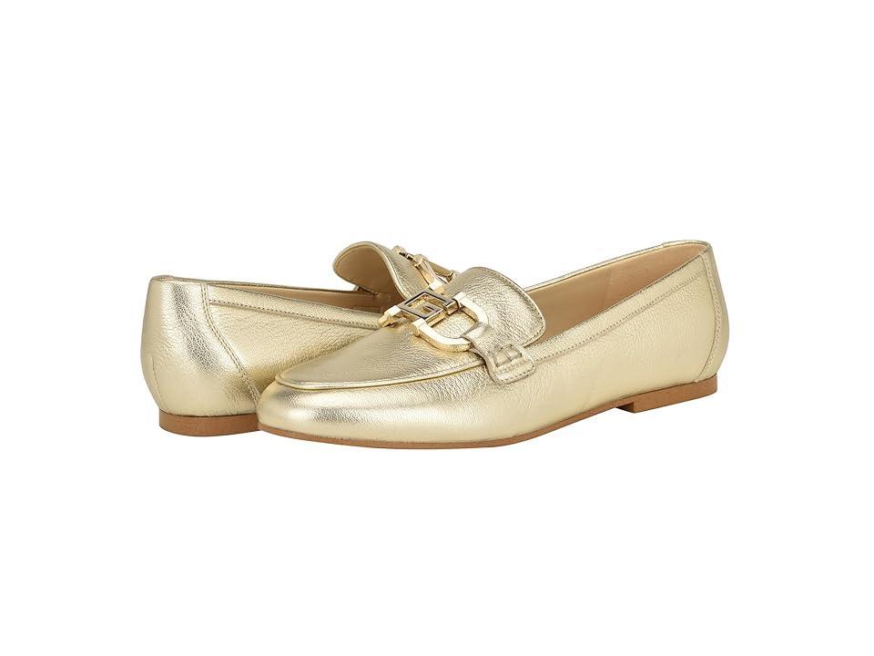 GUESS Isaac Leather) Women's Flat Shoes Product Image