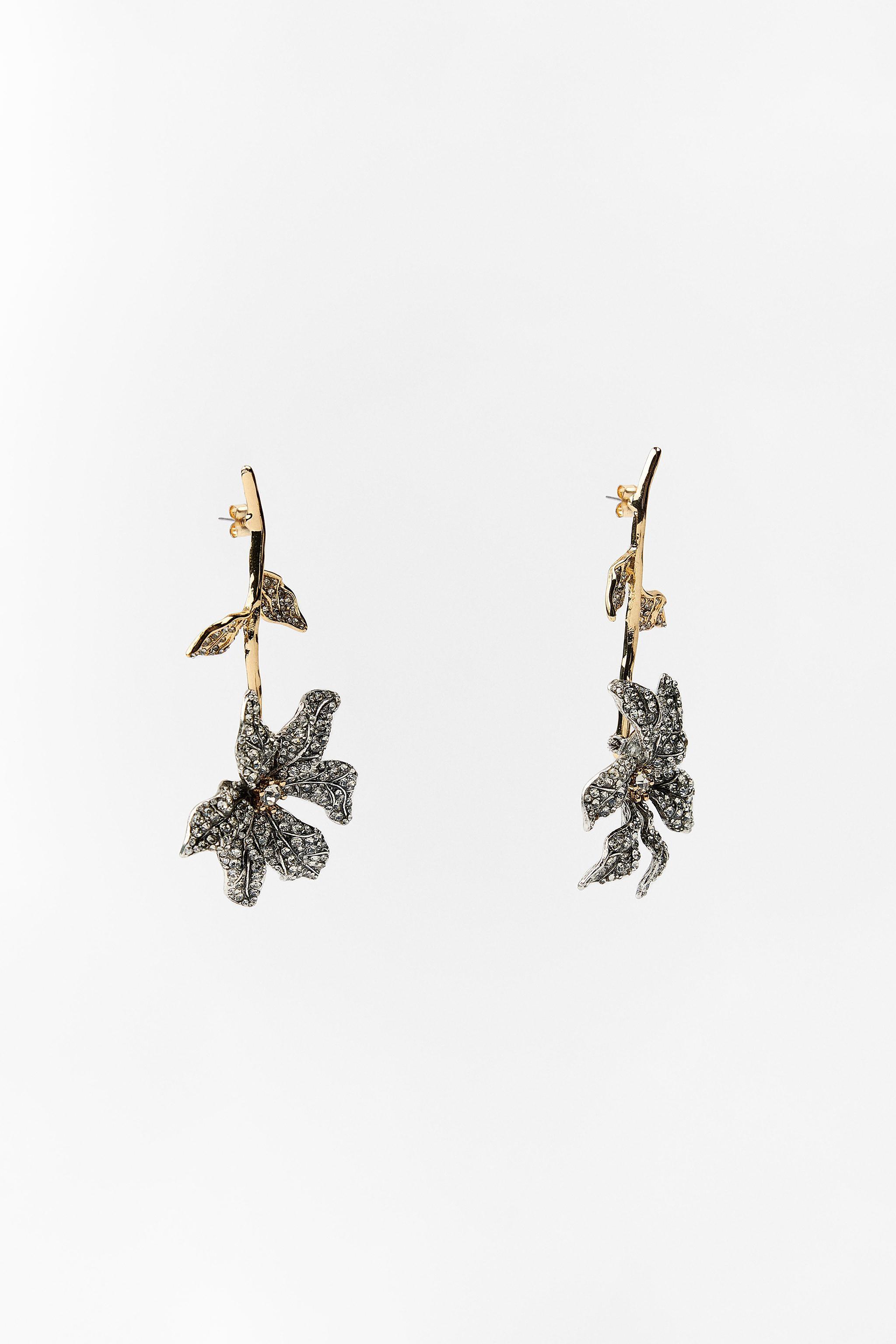 JEWEL FLOWER EARRINGS Product Image