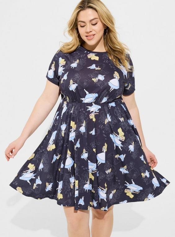 Disney Alice In Wonderland Skater Dress Product Image