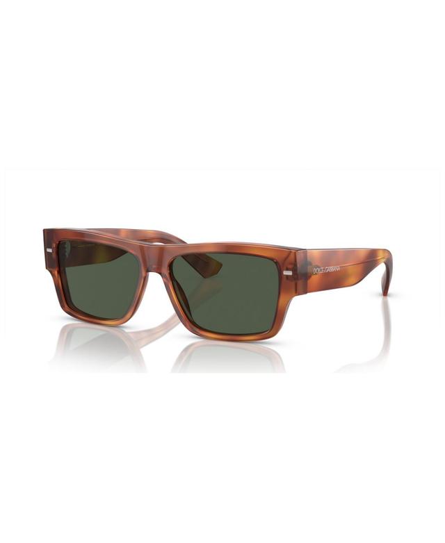 Men's Polarized Sunglasses, Dg4451 In Ginger Havana Product Image