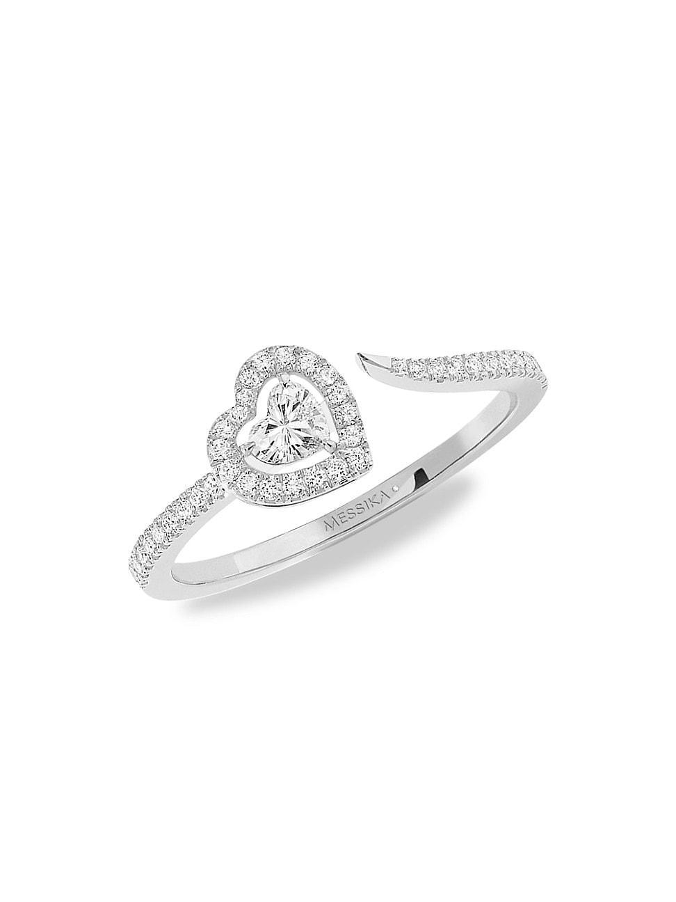 Womens Joy Couer 18K White Gold & Diamond Ring Product Image