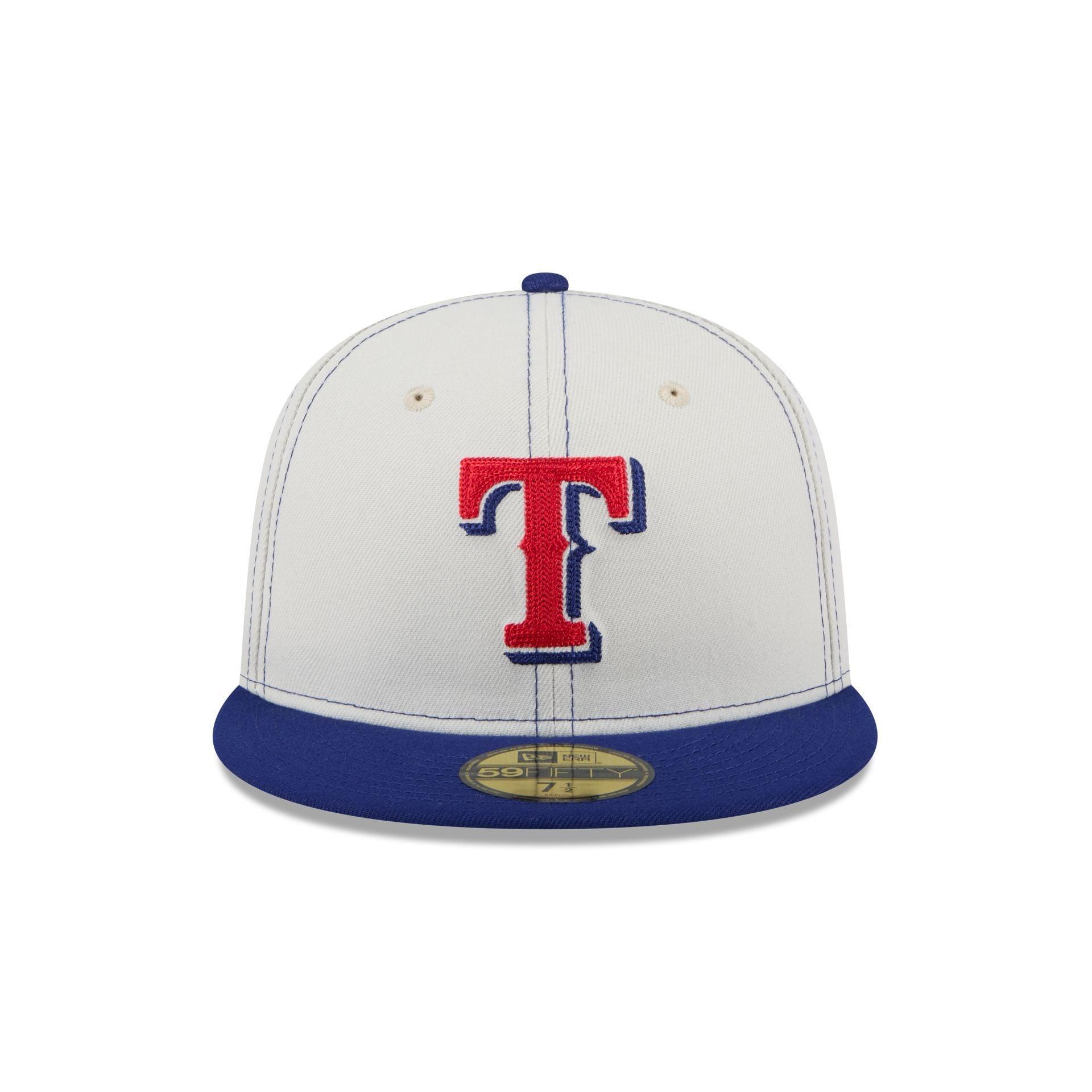 Texas Rangers Sandy Linen 59FIFTY Fitted Hat Male Product Image