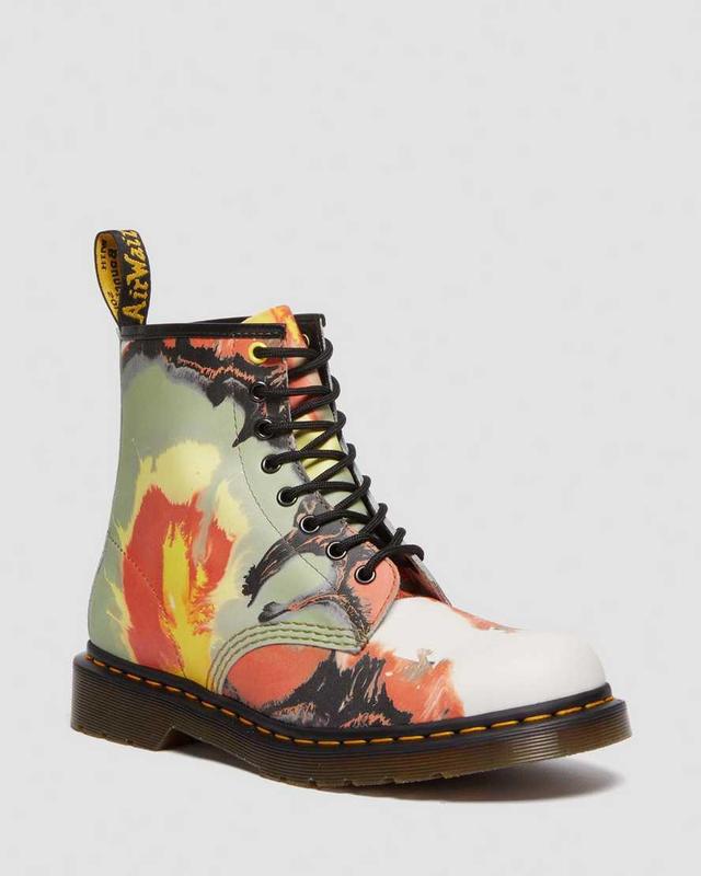 1460 Tate 'Volcanic Flare' Leather Lace Up Boots Product Image