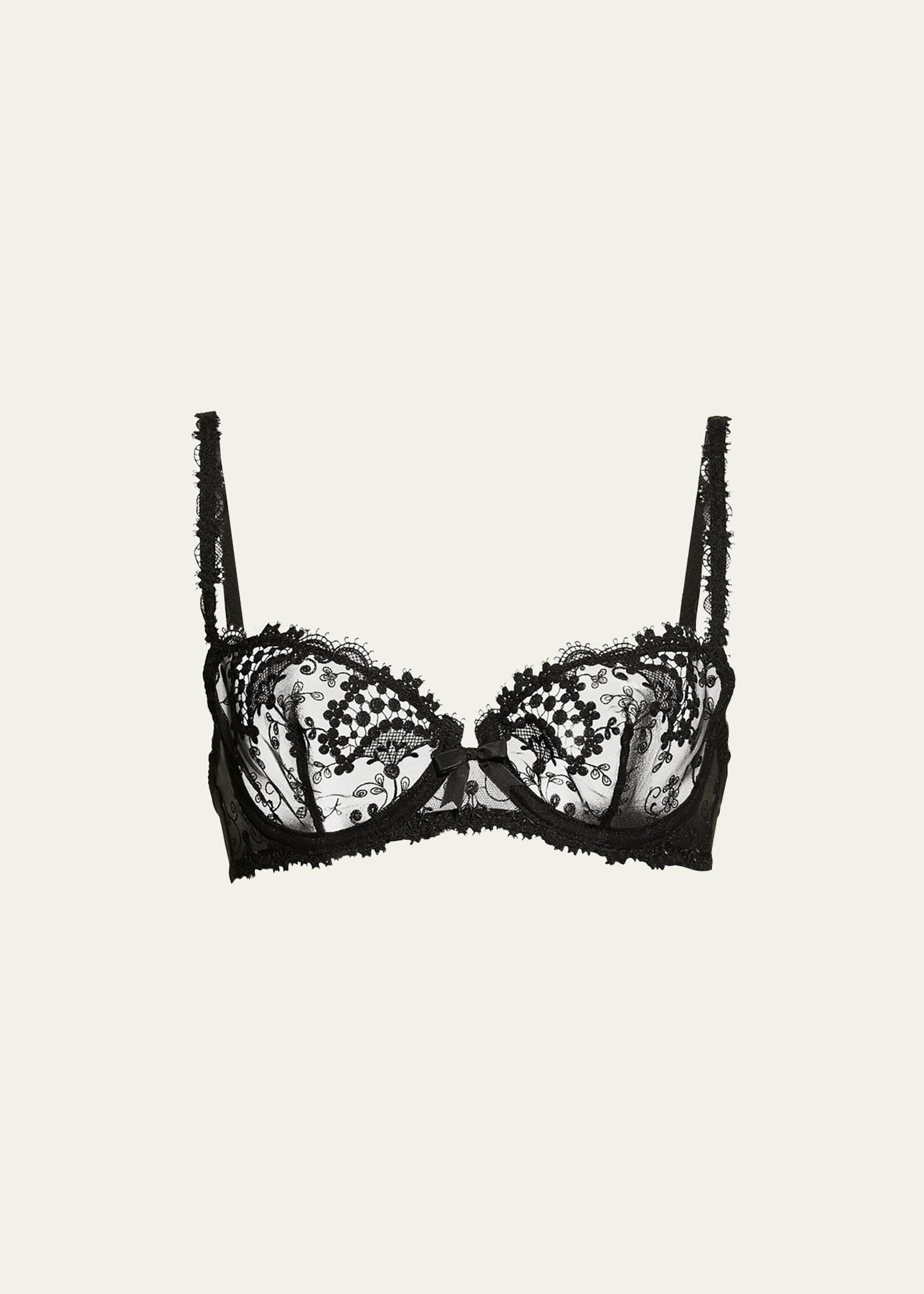 Womens Wish Embroidered Demi Bra Product Image