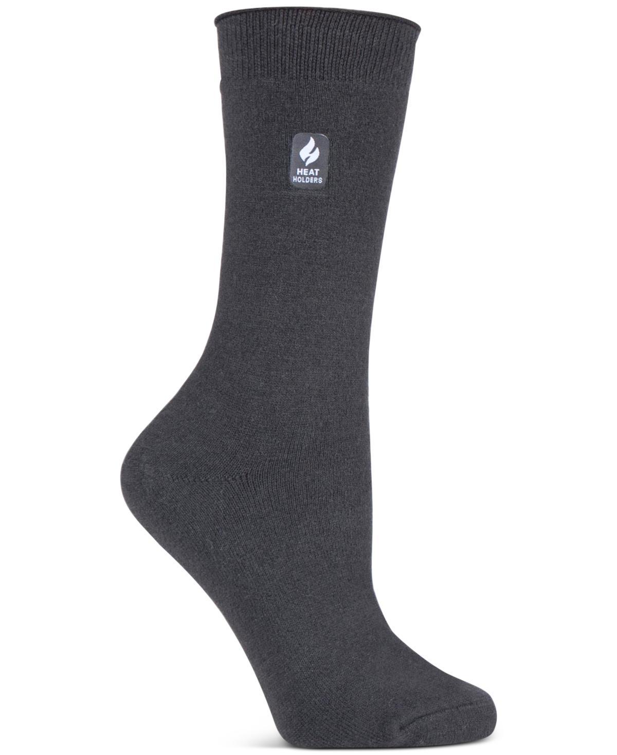 Heat Holders Womens Ultra Lite Holly Solid Crew Socks Product Image