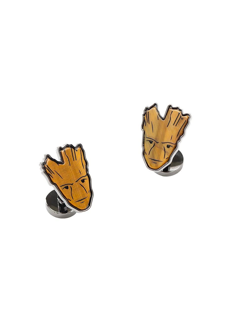 Cufflinks, Inc. I Am Groot Tigers Eye Cuff Links Product Image