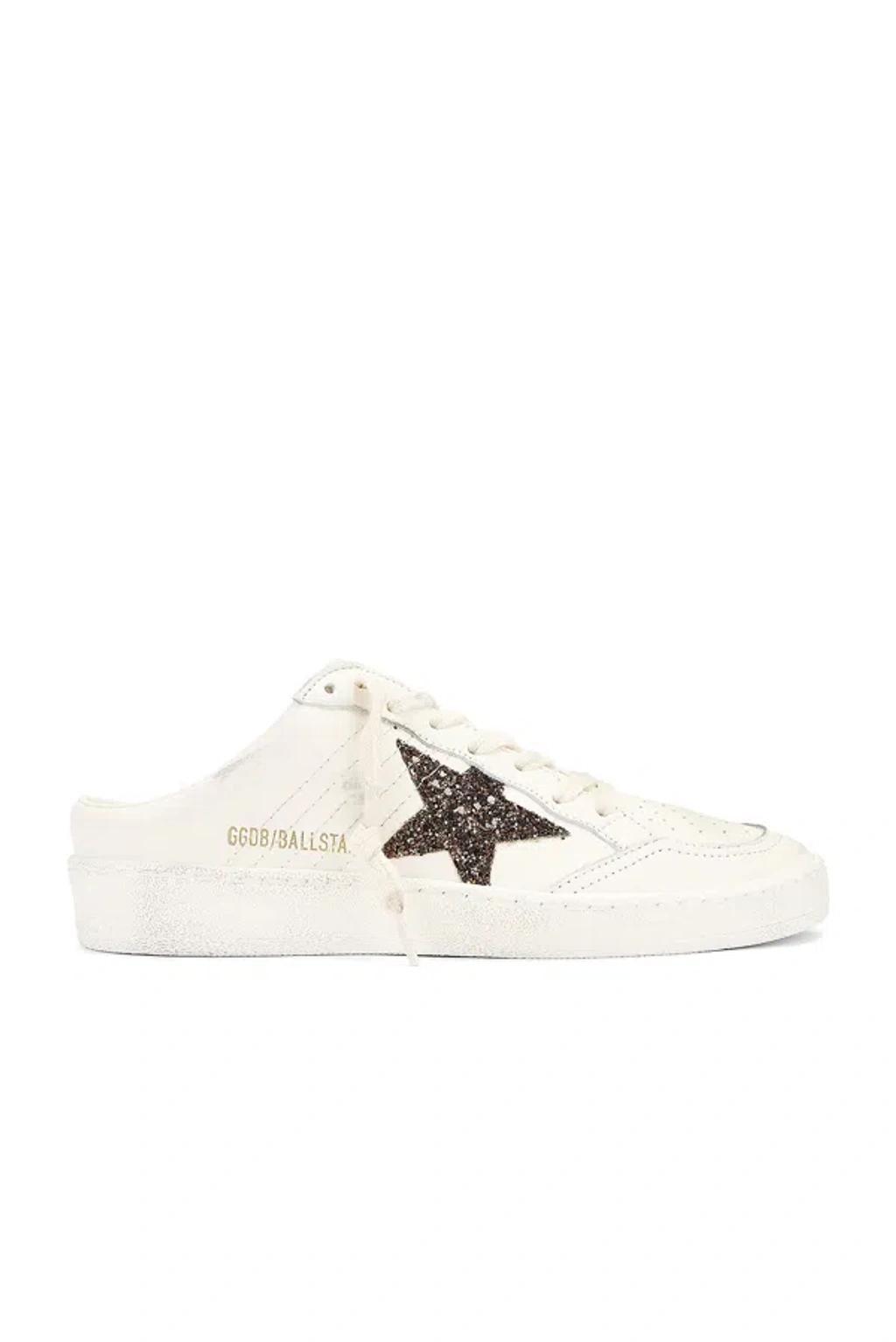 GOLDEN GOOSE Ball Star Sabot Sneaker In White Product Image