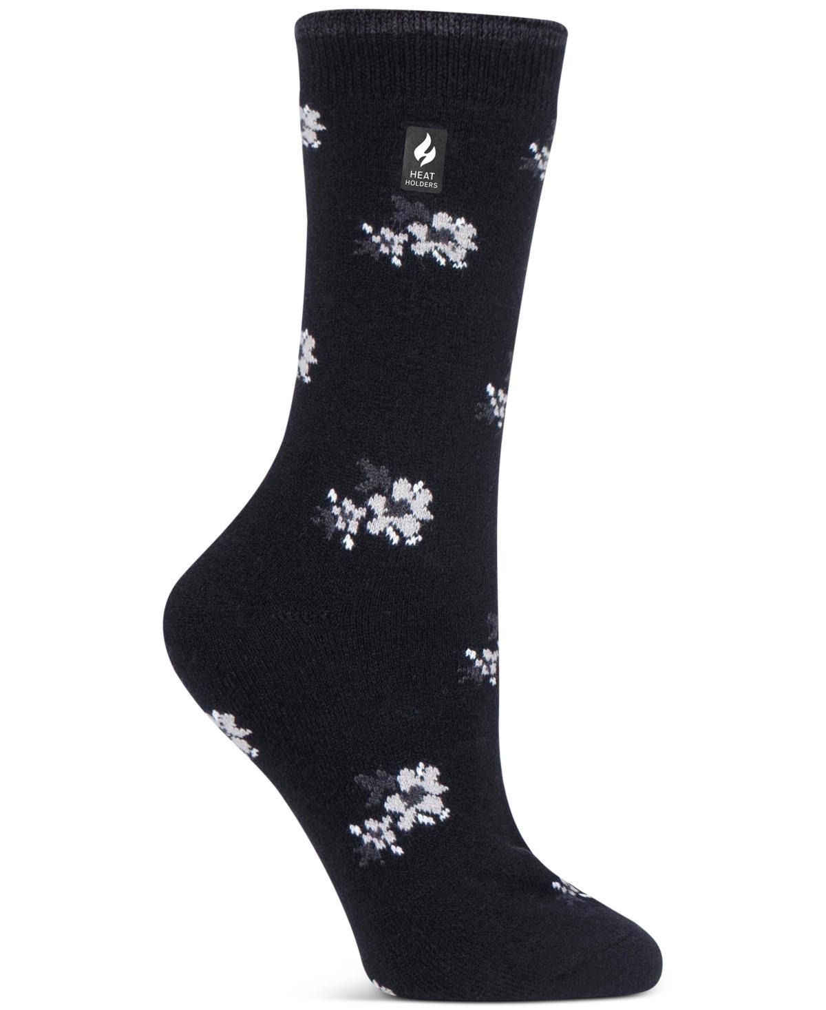 Heat Holders Womens Ultra Lite Bellis Floral Crew Socks Product Image