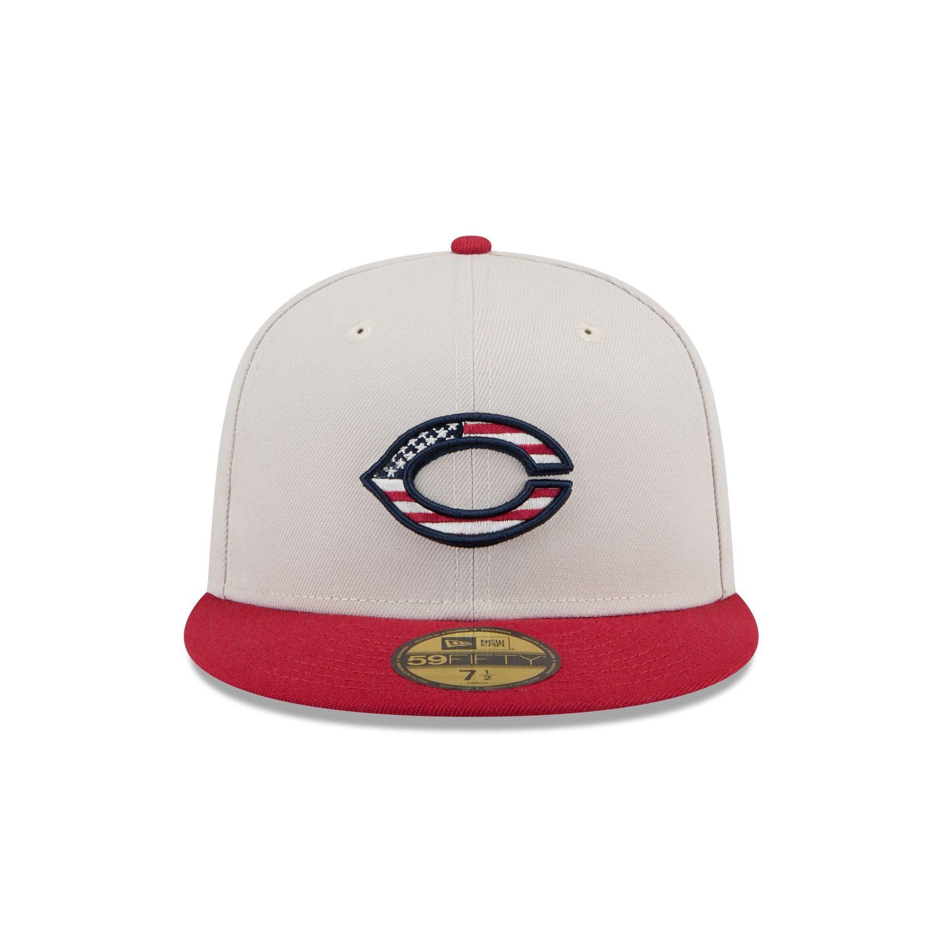 Cincinnati Reds Independence Day 2024 59FIFTY Fitted Hat Male Product Image