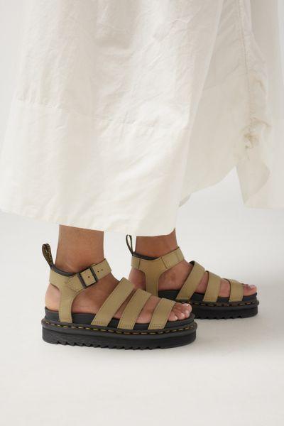 Dr. Martens Blaire Hydro Leather Sandal Womens at Urban Outfitters Product Image