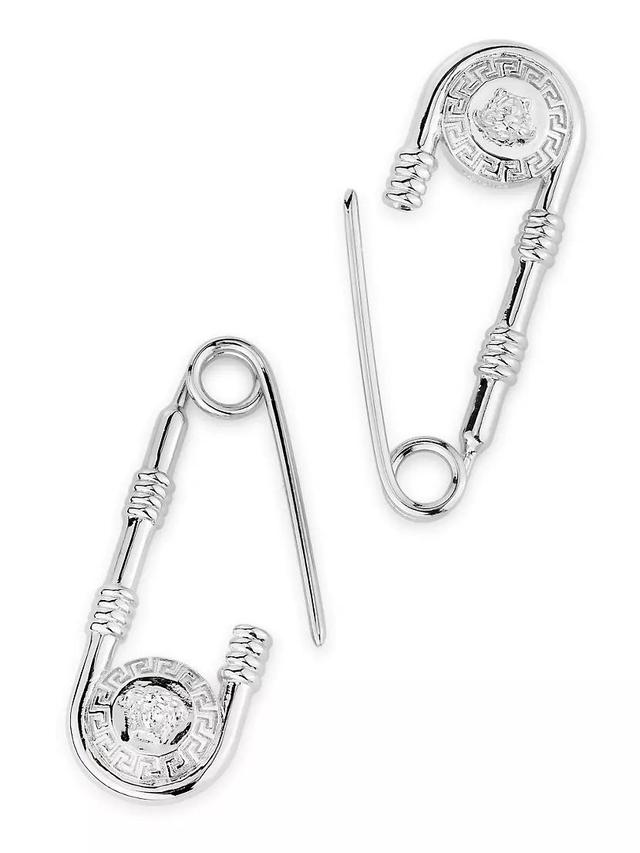 Medusa Safety Pin Earrings Product Image