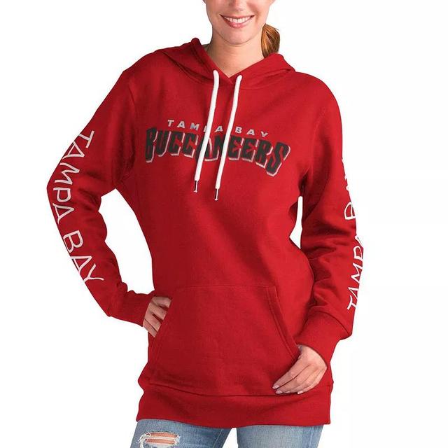 Womens G-III 4Her by Carl Banks Red Tampa Bay Buccaneers Extra Inning Pullover Hoodie Product Image