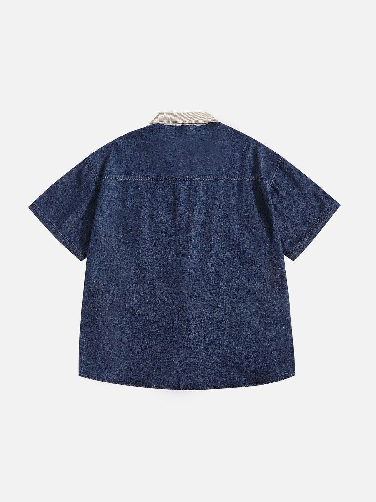 Aelfric Eden Denim Short Sleeve Shirt Product Image