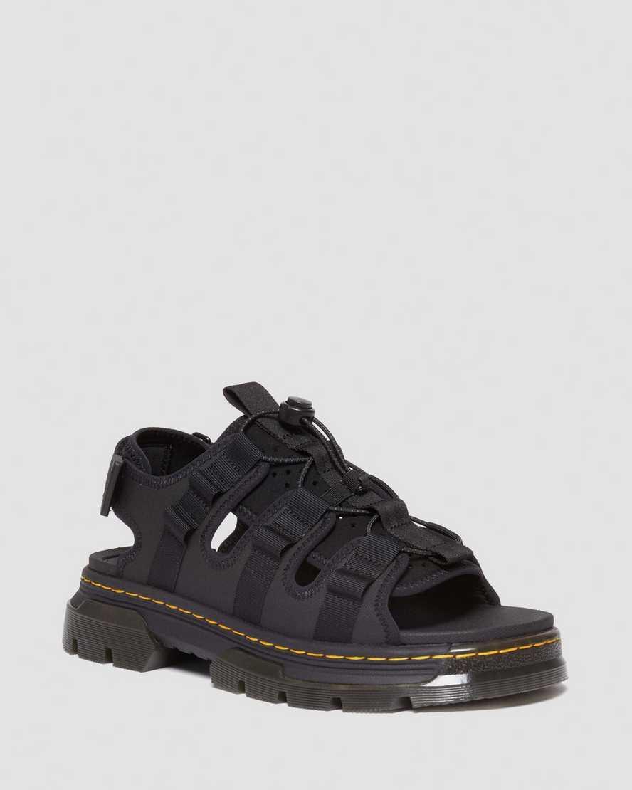 DR MARTENS Jericho Leather & Neoprene Hybrid Sandals Product Image