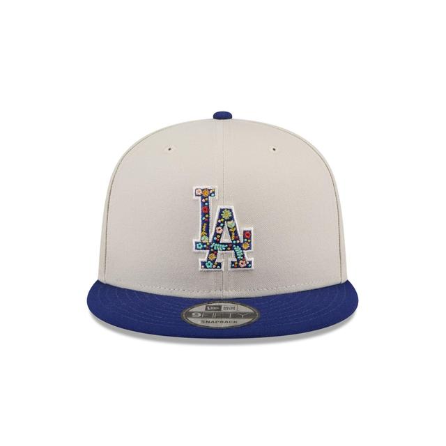 Los Angeles Dodgers Floral Fill 9FIFTY Snapback Hat Male Product Image