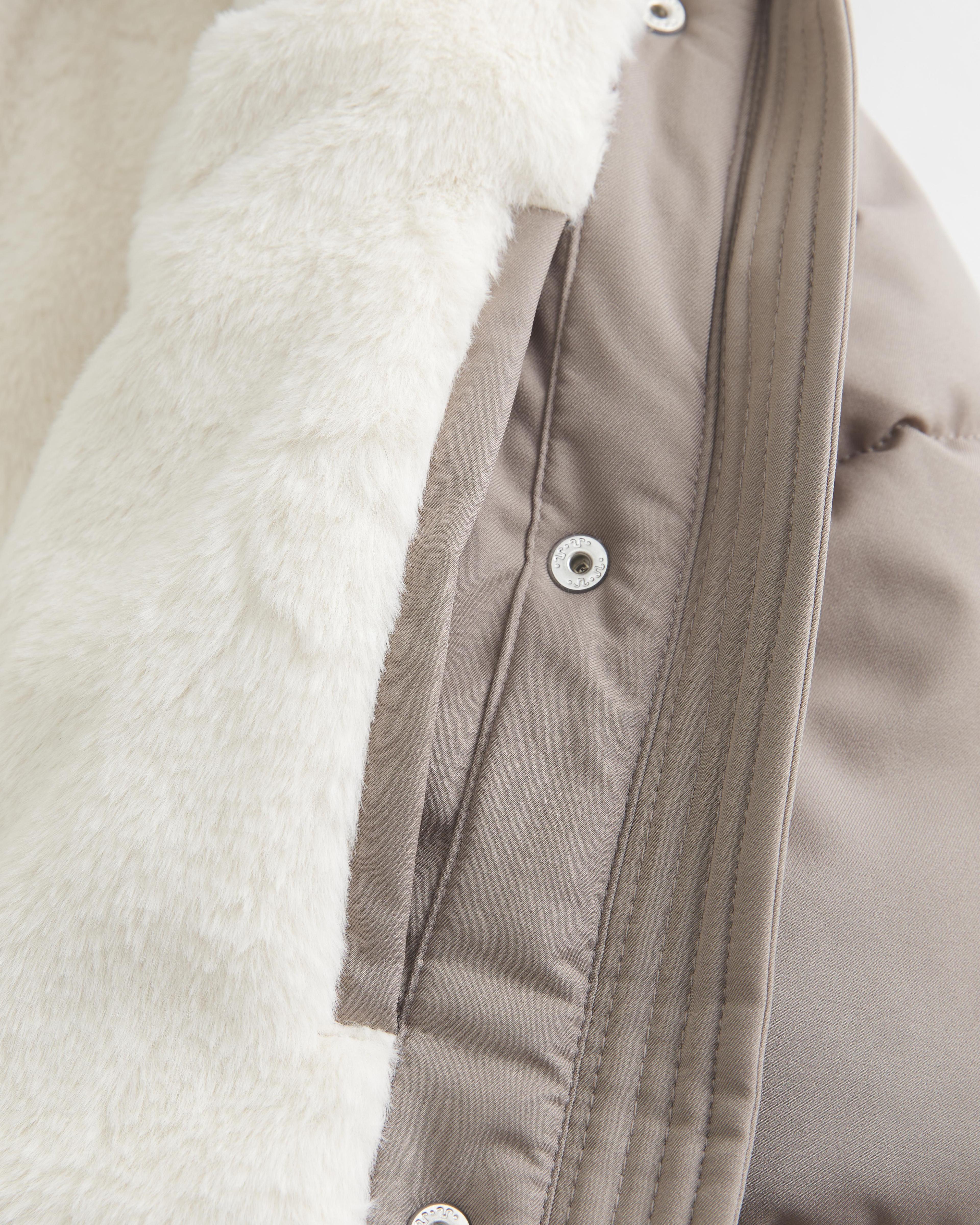 Faux Fur-Lined All-Weather Puffer Jacket Product Image