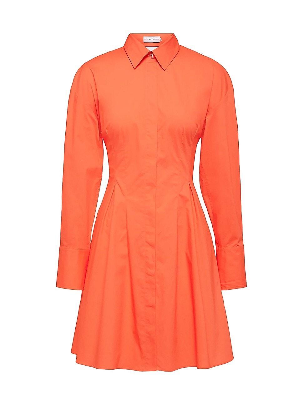 Womens Parachute Cut-Out Mini-Shirtdress Product Image