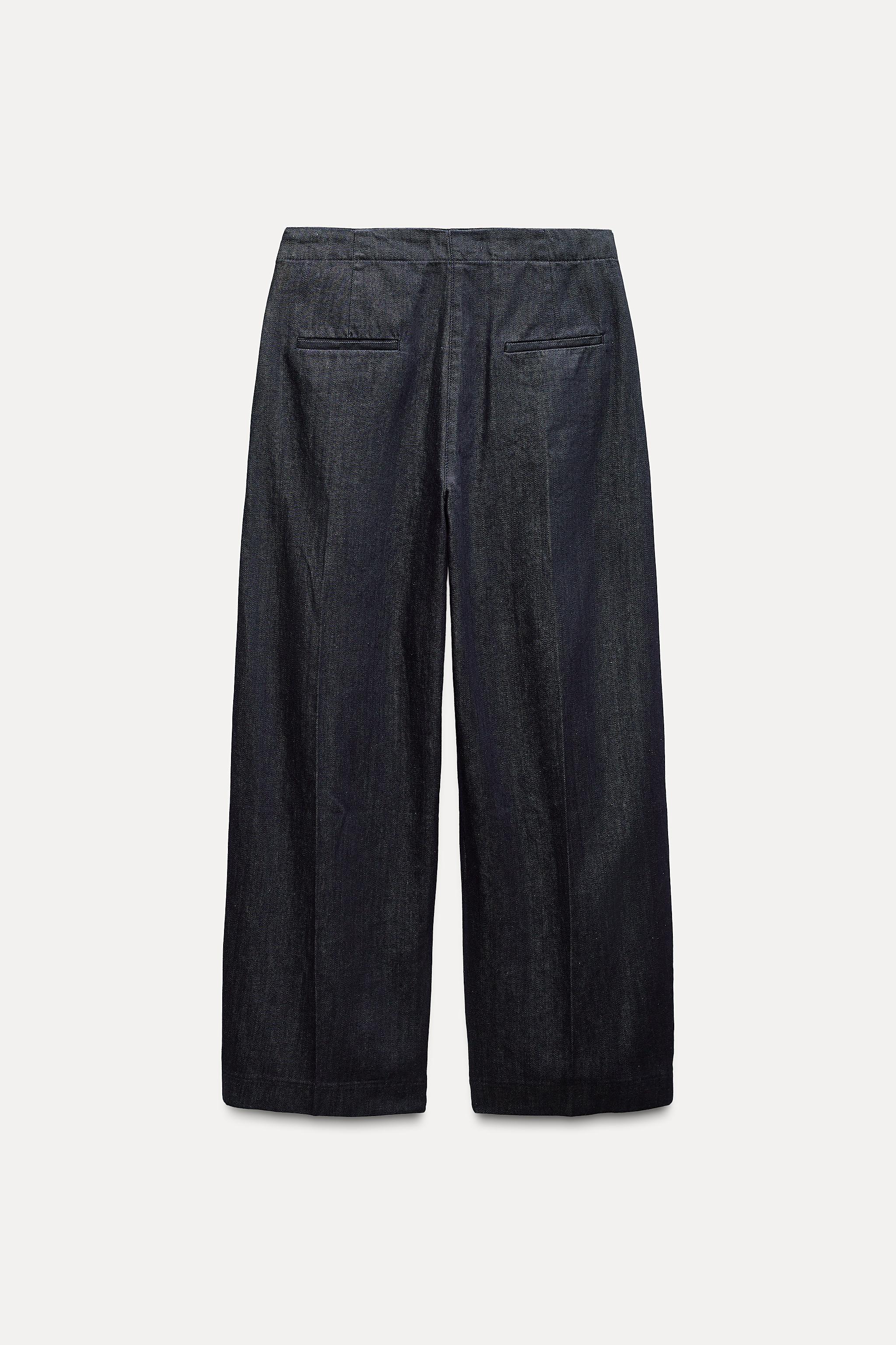 MID WAIST TAPERED JEANS ZW COLLECTION Product Image