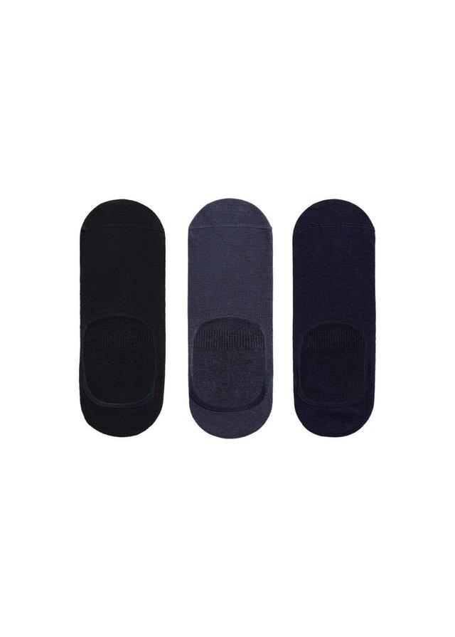 MANGO MAN - Pack of 3 cotton socks dark navyMen Product Image