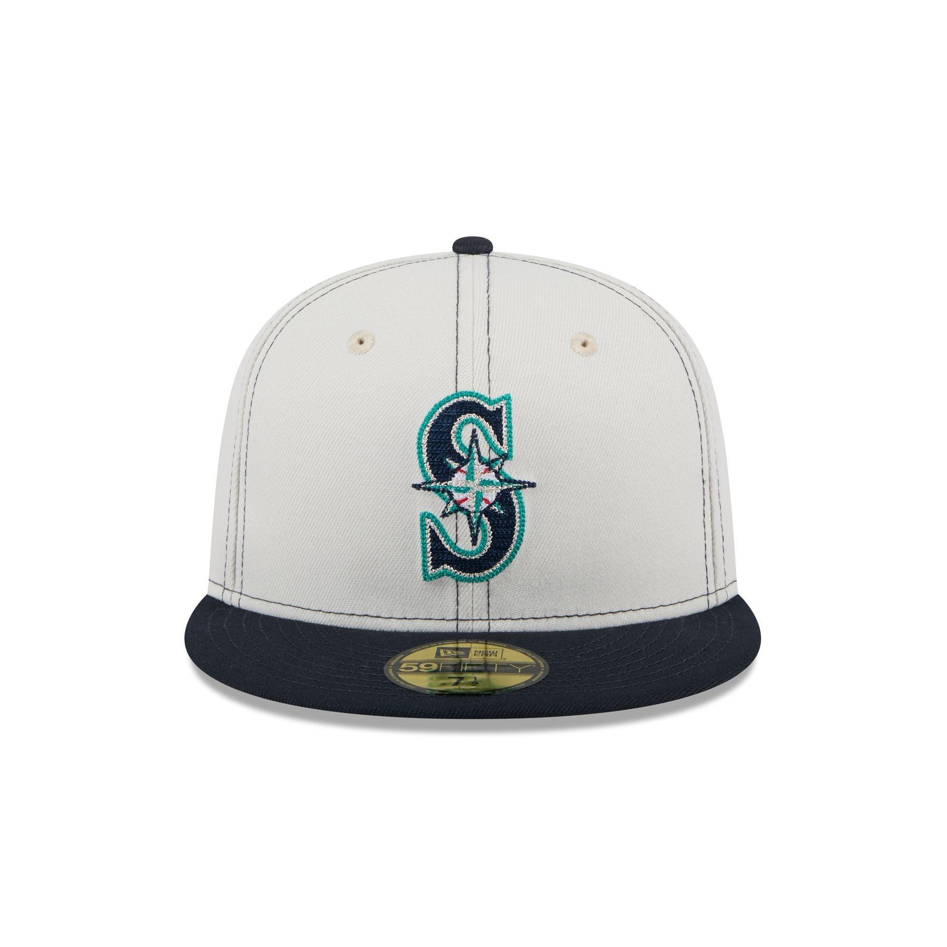 Seattle Mariners Sandy Linen 59FIFTY Fitted Hat Male Product Image