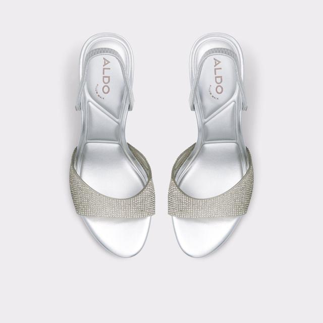 Aitana Silver Women's Heeled sandals | ALDO US Product Image