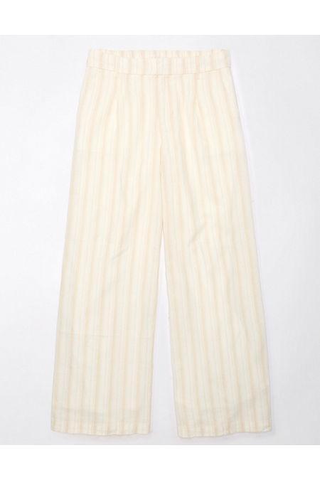 AE Striped Linen-Blend Trouser Women's Product Image