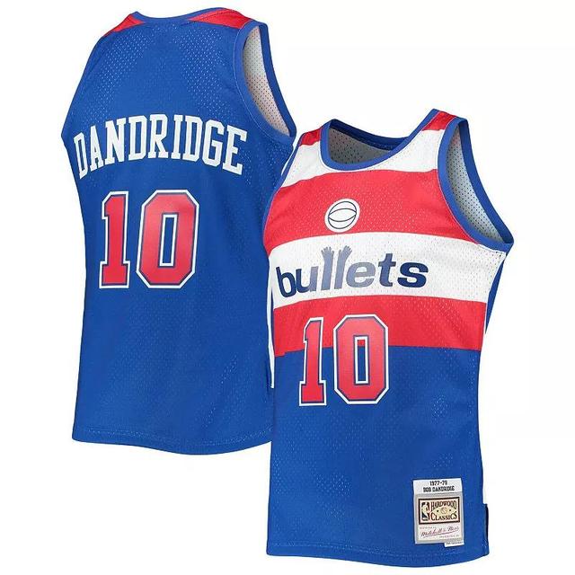 Mens Mitchell & Ness Bob Dandridge Blue Washington Bullets 1977-78 Hardwood Classics Swingman Jersey Product Image