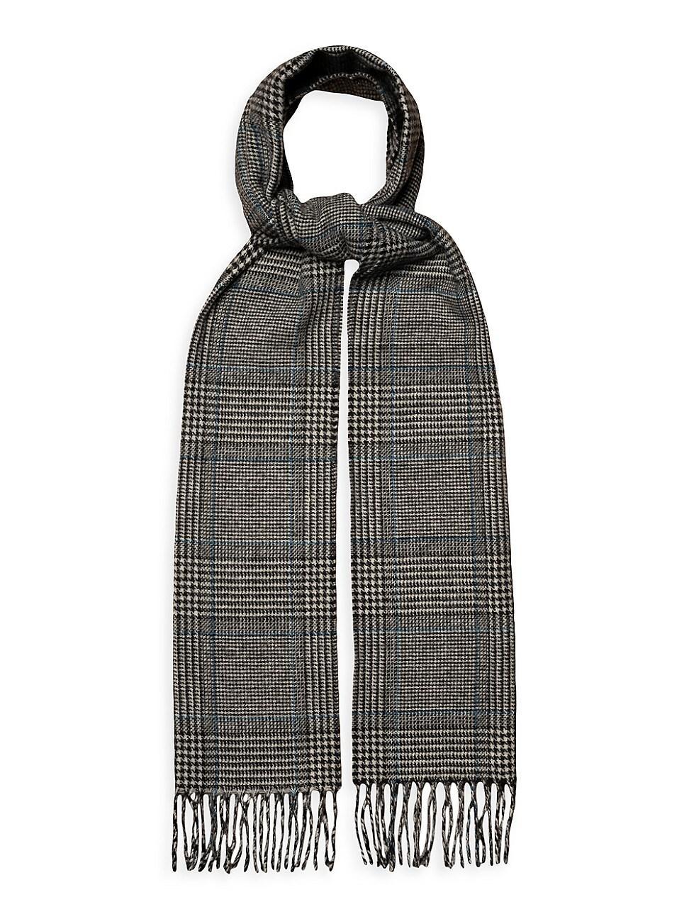 Mens Glencheck Wool Scarf Product Image