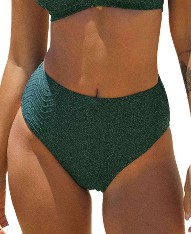 Womens Wave High Waist Bikini Bottom Product Image