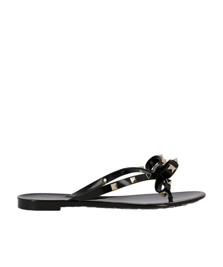 VALENTINO GARAVANI Flache Sandalen  Damen Farbe Schwarz In Black Product Image