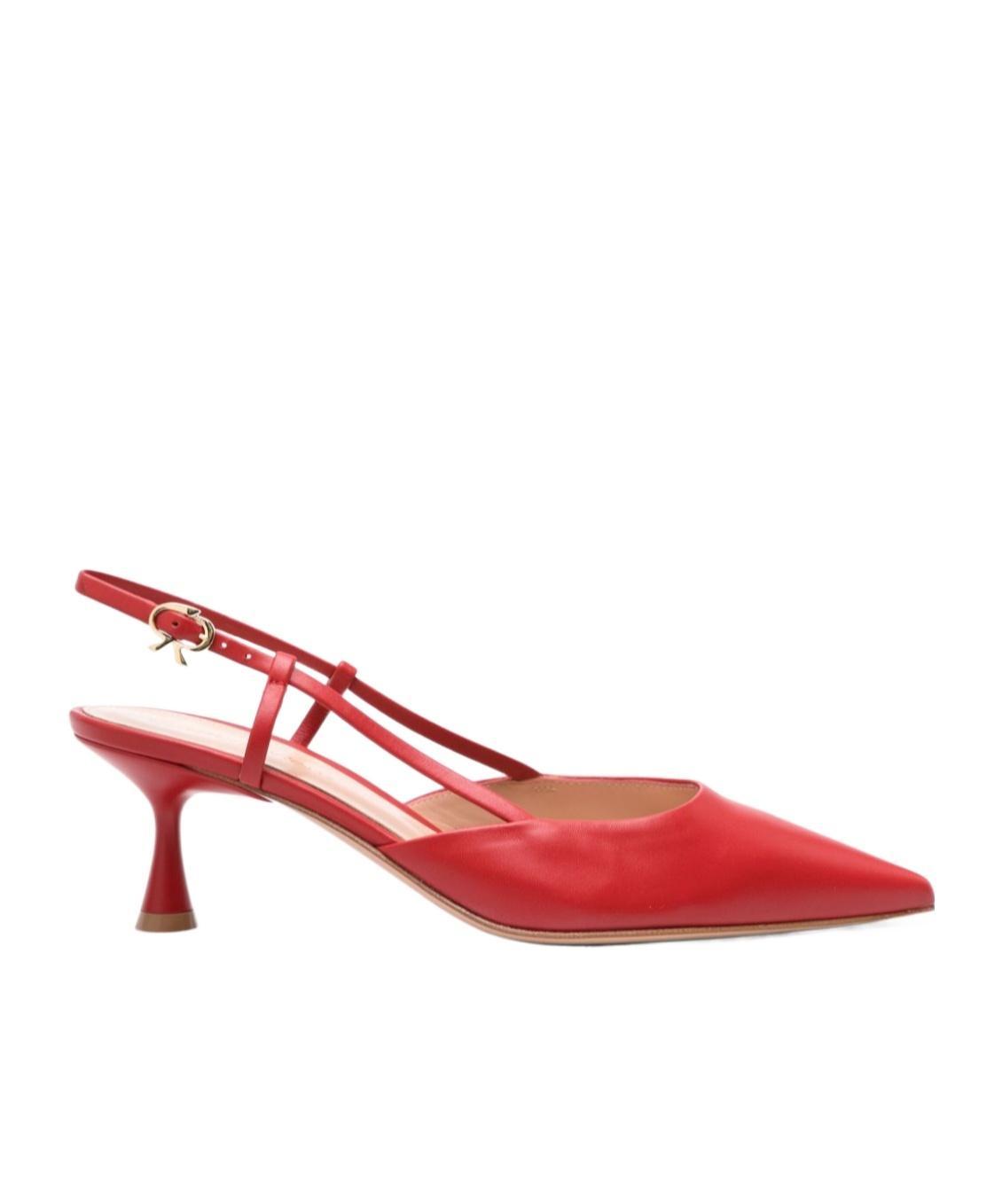 GIANVITO ROSSI Ascent 55 Slingback In Red Product Image