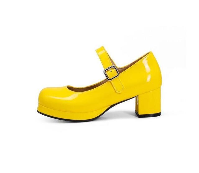 Block-Heel Patent Mary Jane Shoes Product Image