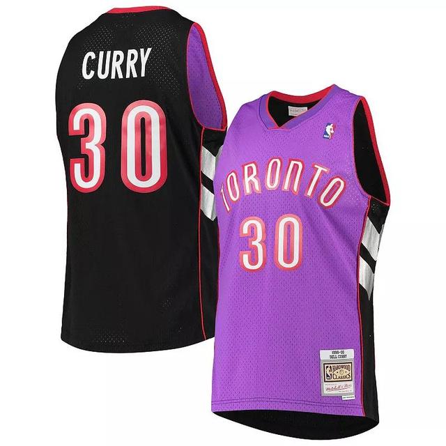 Mens Mitchell & Ness Dell Curry Purple Toronto Raptors 2001/02 Hardwood Classics Swingman Jersey Product Image