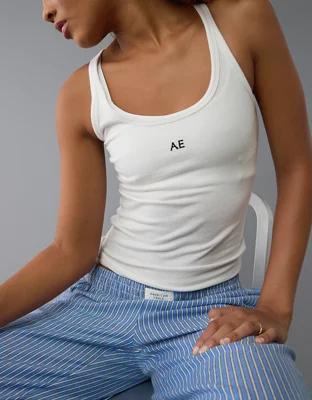 AE Embroidered Tank Top Product Image