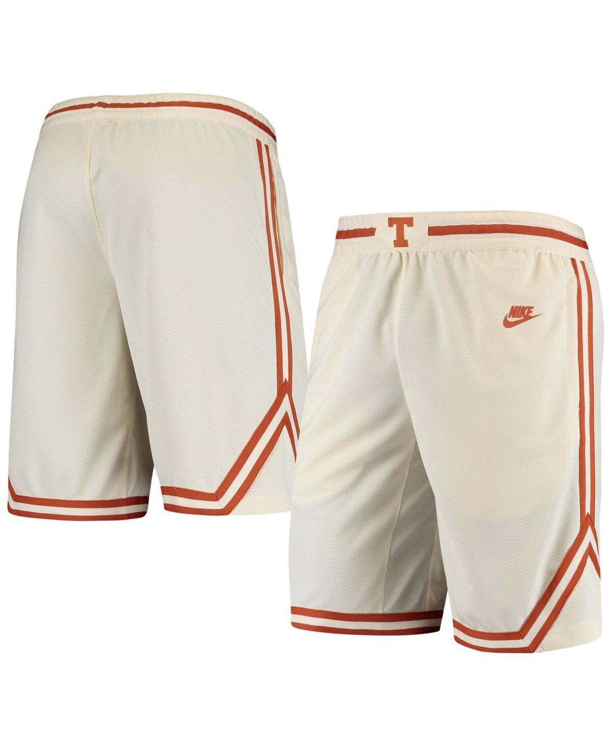 Mens Nike Cream Texas Longhorns Retro Replica Performance Basketball Shorts Product Image