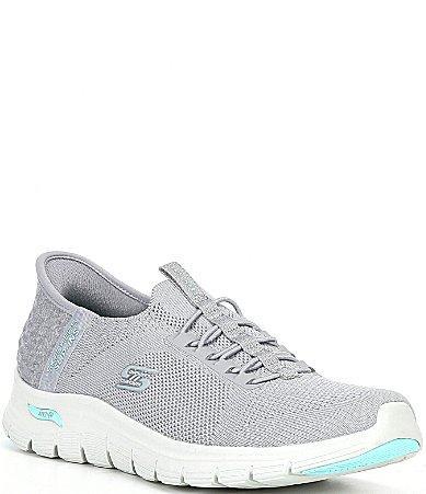 Skechers Womens Slip-Ins Arch Fit Vista Aspiration Sneakers Product Image