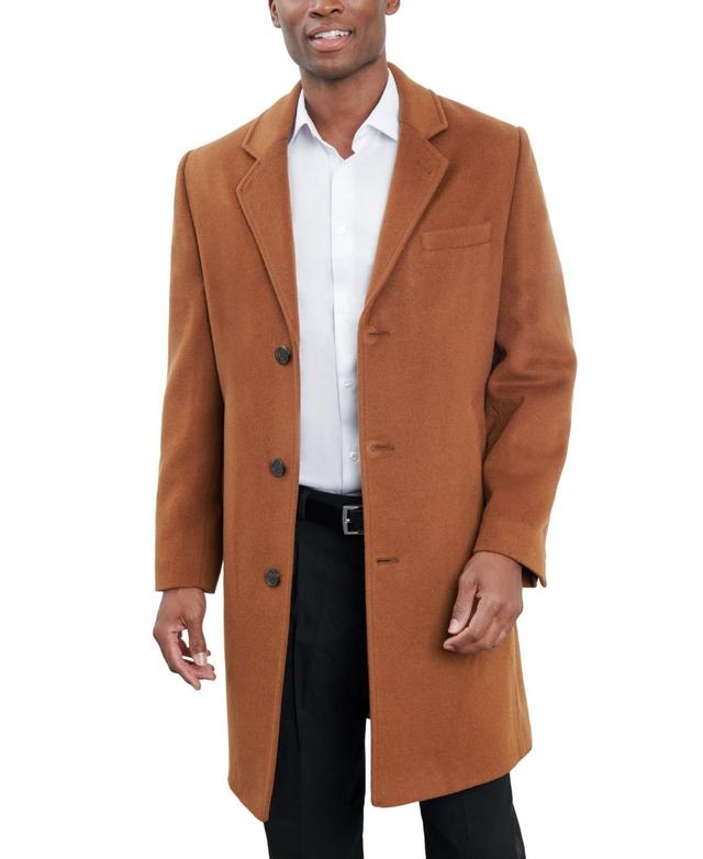 London Fog Men Signature Wool-Blend Overcoat Product Image