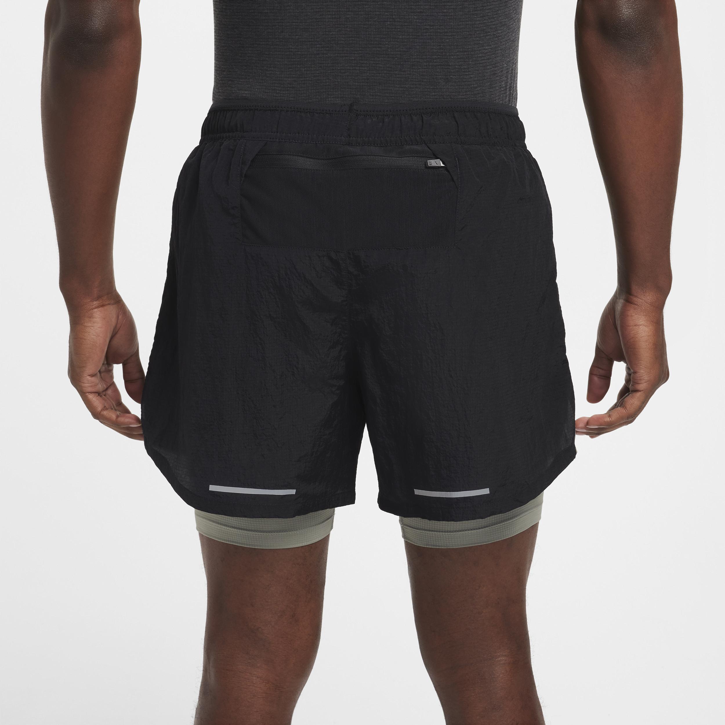 Nike Mens Stride Running Division 5 Dri-FIT Water-Repellent 2-in-1 Running Shorts Product Image