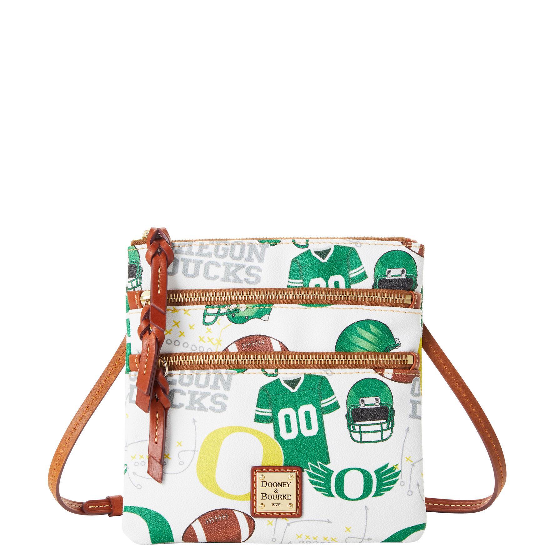 Dooney & Bourke Collegiate University of Oregon N S Triple Zip Crossbody Product Image